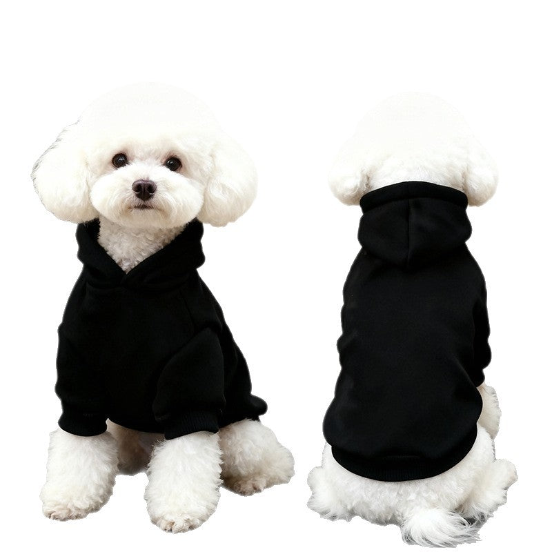 Hooded Fleece Pet Sweatshirt for Dogs and Cats